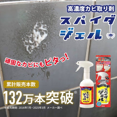 スパイダージェル(500ml)│ピタッと張り付くカビ取り剤
