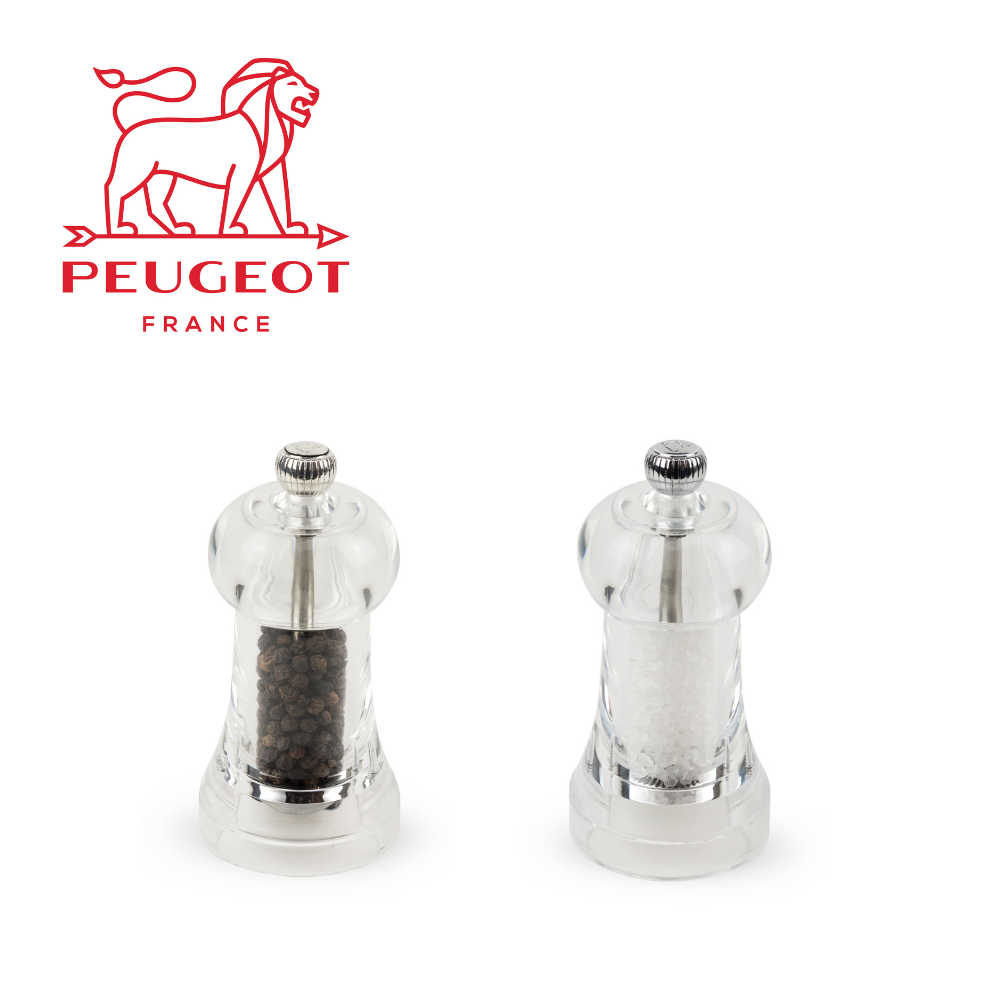 プジョー トール(11cm)│中身が見えるスタイリッシュなアクリルミル