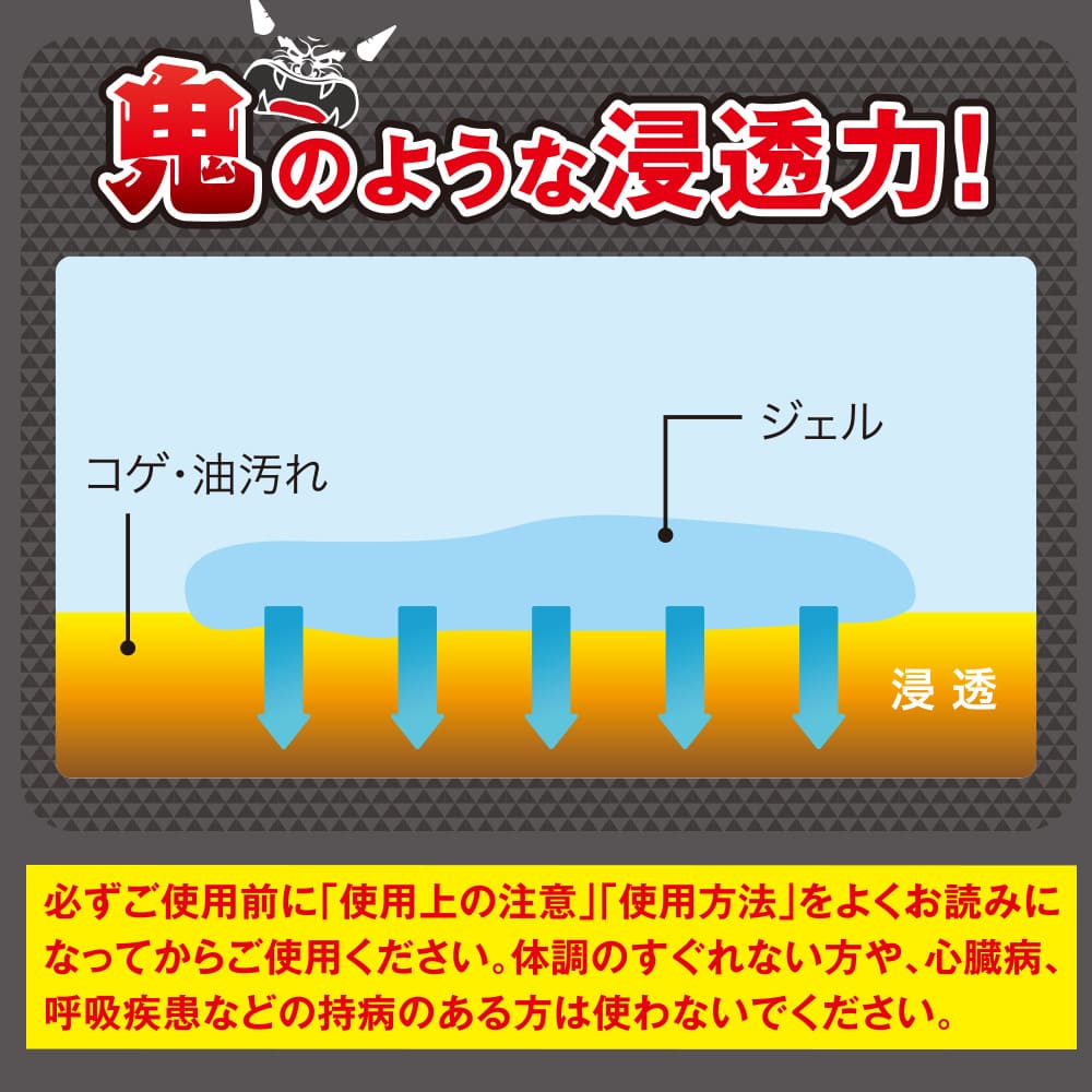 鬼コゲ油剥がし(400ml)│コゲや油汚れを徹底的に除去