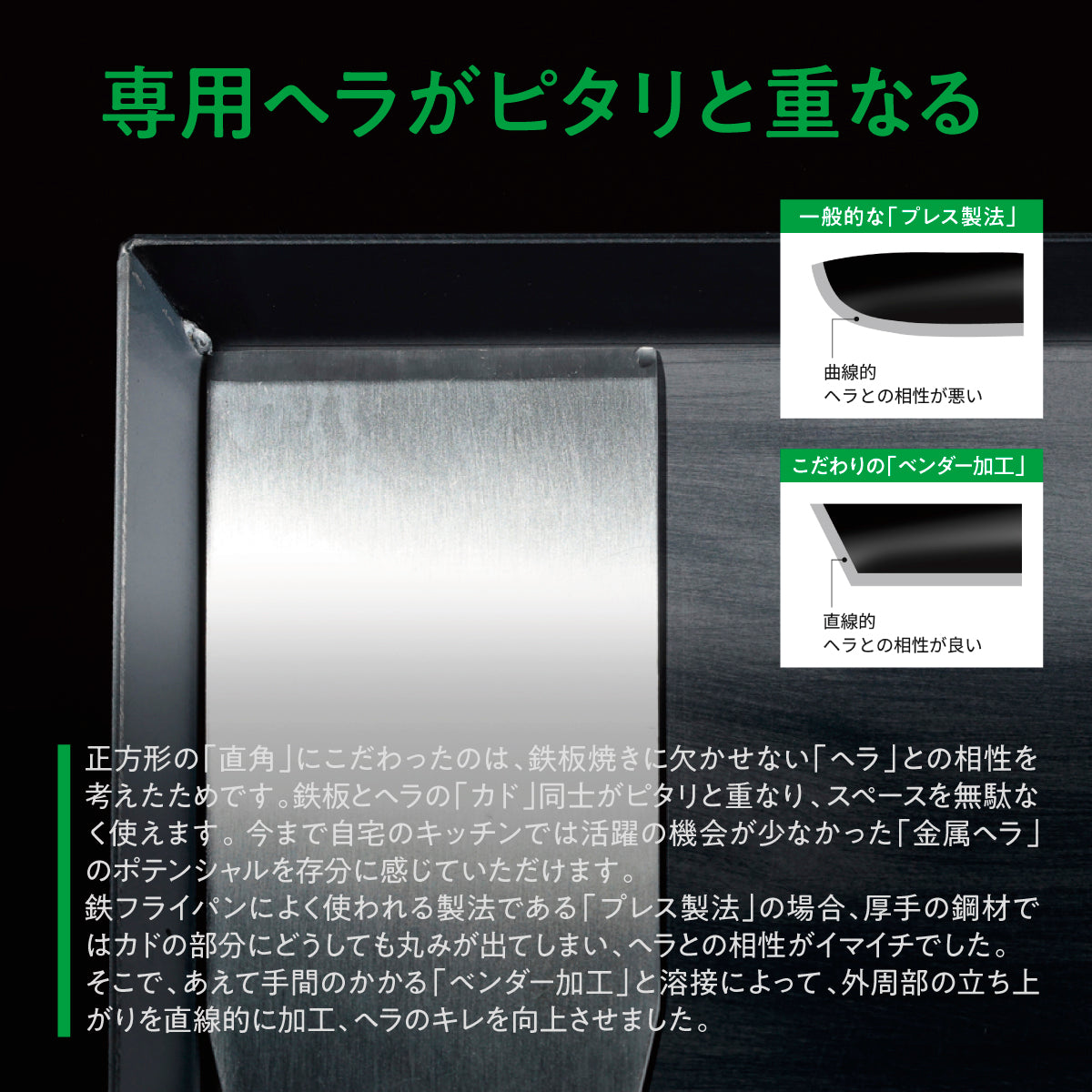 Cadono 鉄板焼き用3.2mm極厚フライパン│家庭で楽しむ本格鉄板焼き鉄フライパン