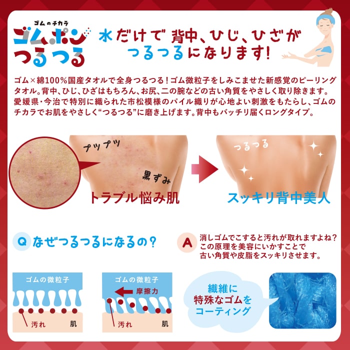 ゴムポンつるつる特別セット│体用と小鼻用の4点セット