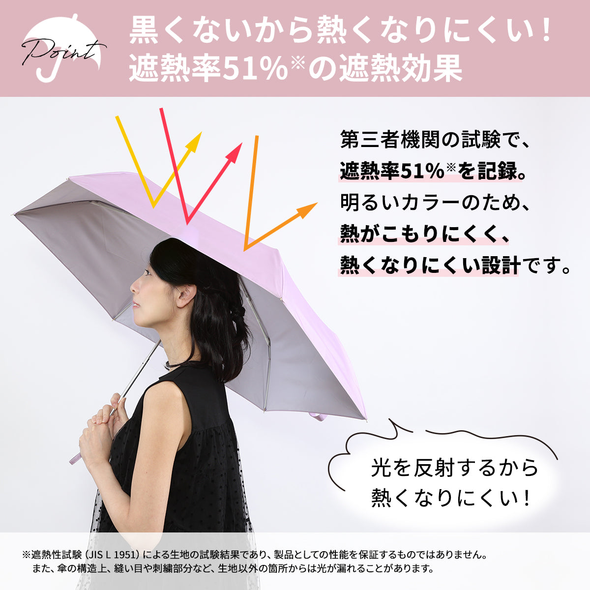 Tsukumo Colors│裏側が黒くない、明るい日傘。UVカット率・遮光率100％