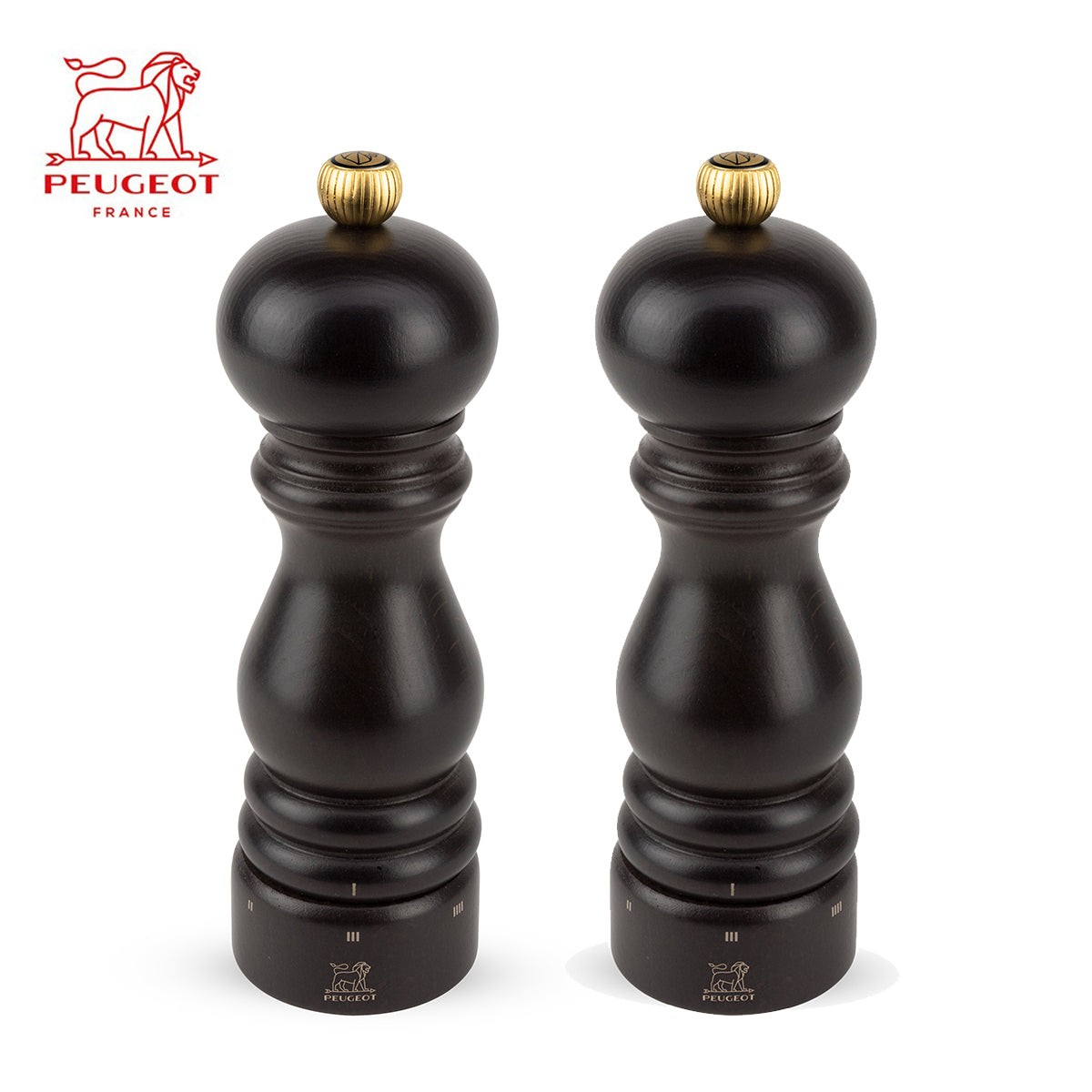 プジョー パリユーセレクト(12cm/18cm)│6段階の粗さ調節可能な木製ミル