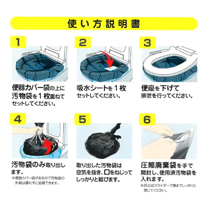 パーフェクトイレ(単品/セット)│簡単清潔な防災用トイレ