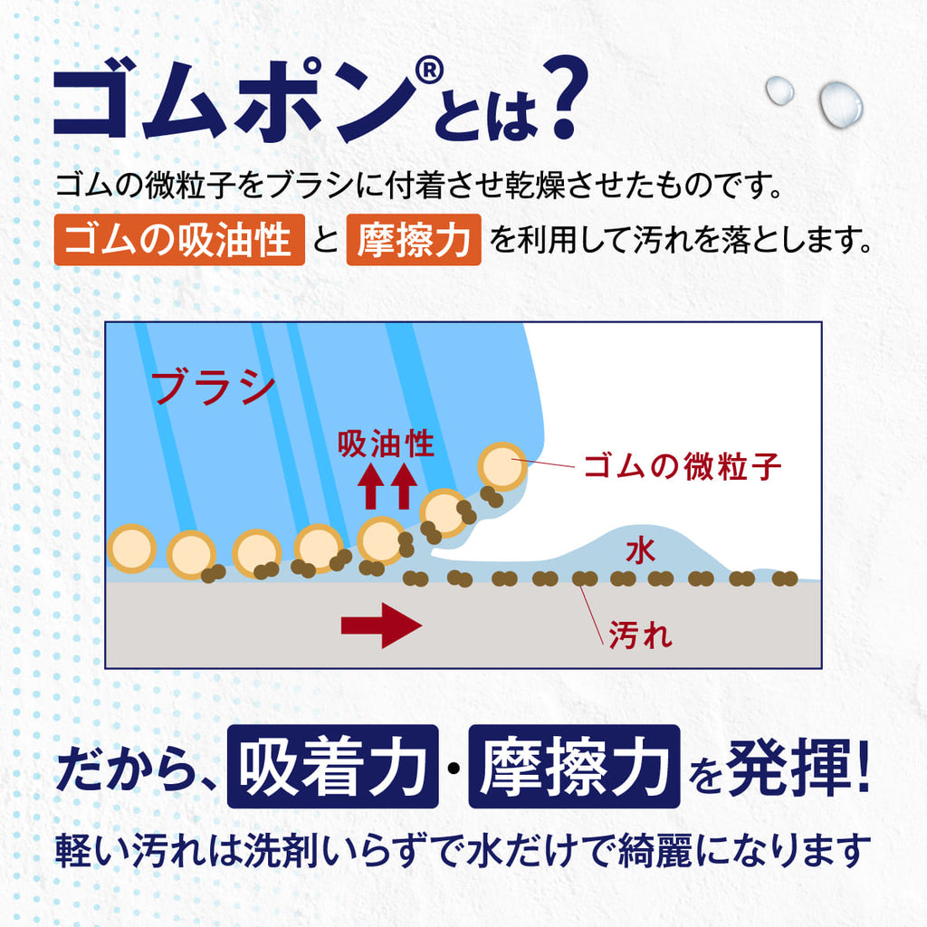 ゴムポン ミニブラシ