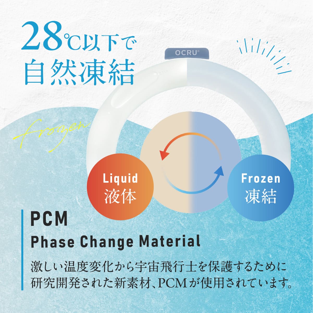 OCRU -オクル-│暑い夏を快適に過ごすクールリング