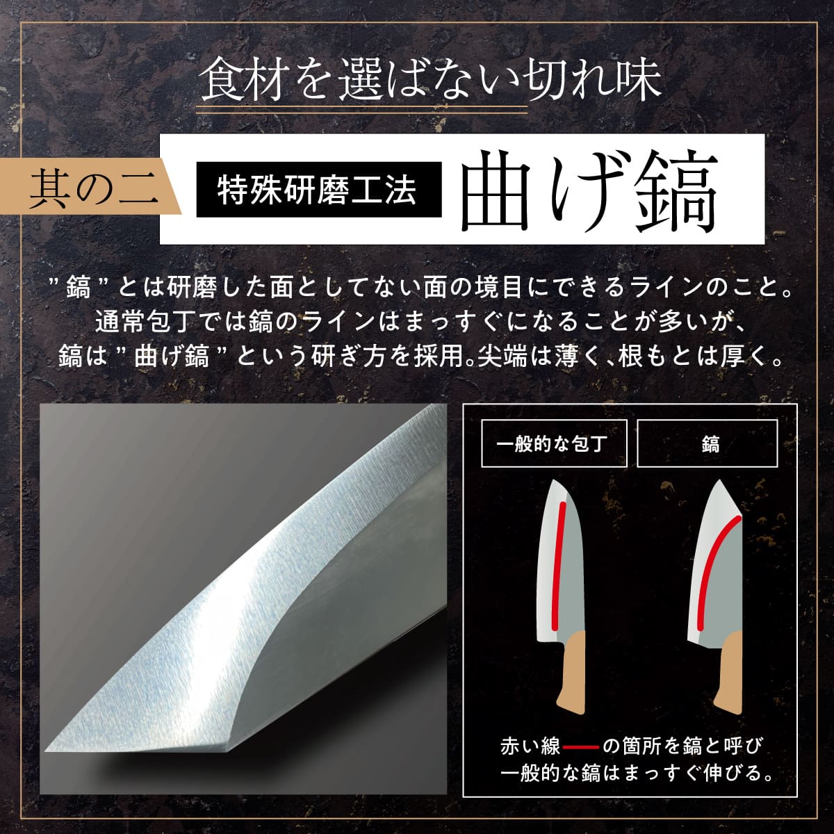 鎬-Shinogi-│  驚きの切れ味を持つ職人仕上げの包丁！