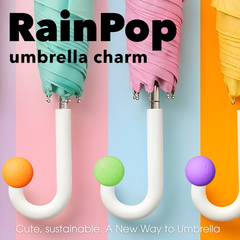 RainPop（レインポップ）｜傘のアクセントとして“映え“るカラフルなシリコンチャーム