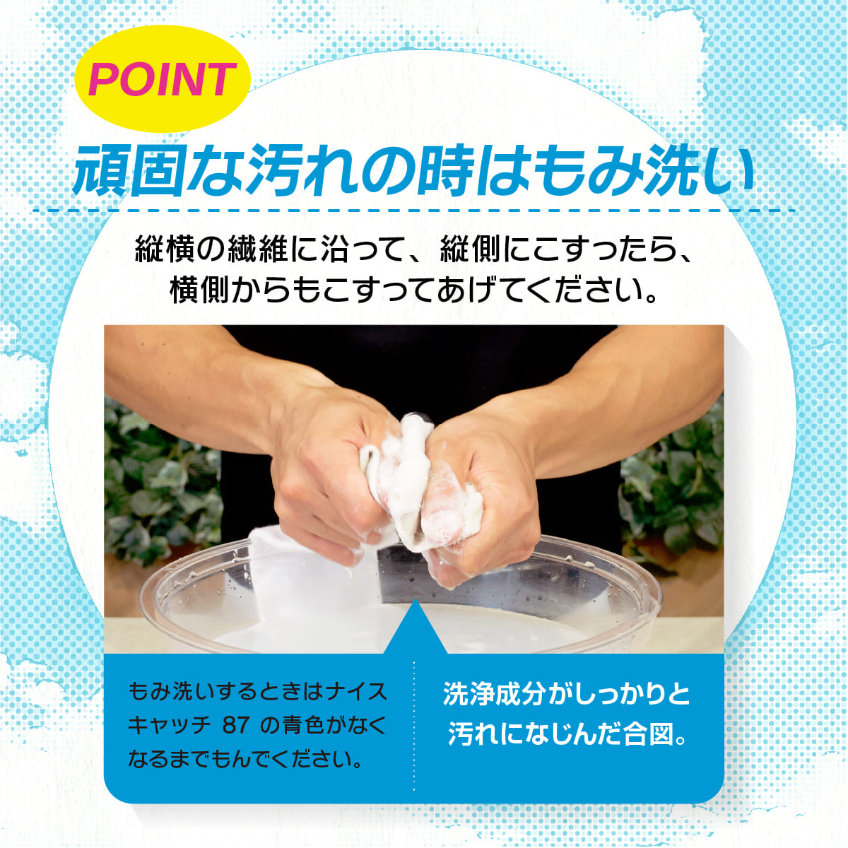 ナイスキャッチ87│頑固な汚れを一撃で落とす